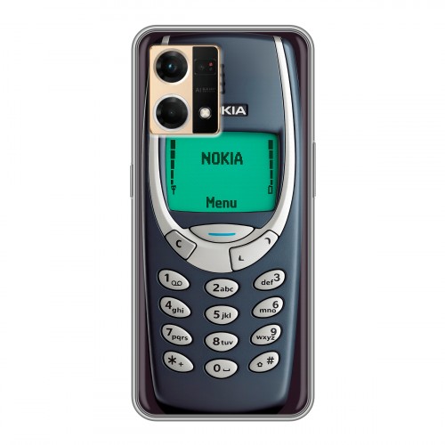 Дизайнерский силиконовый чехол для OPPO Reno7 Старый телефон