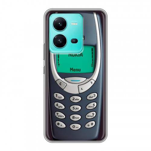 Дизайнерский силиконовый чехол для Vivo V25 Старый телефон