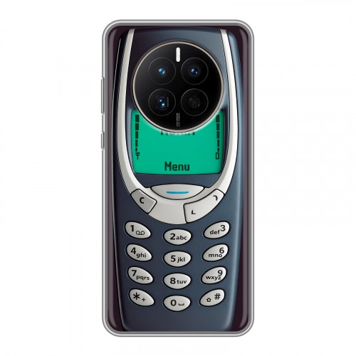 Дизайнерский силиконовый с усиленными углами чехол для Huawei Mate 50 Старый телефон