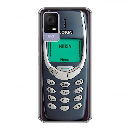 Дизайнерский силиконовый чехол для TCL 405 Старый телефон