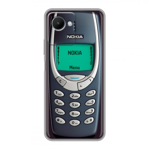 Дизайнерский силиконовый чехол для Realme C30s Старый телефон