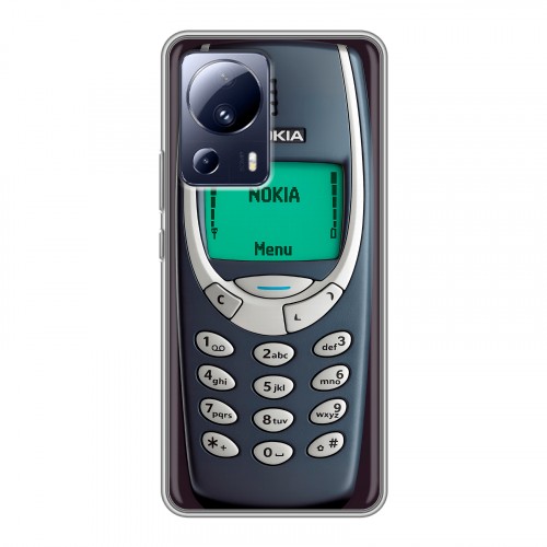 Дизайнерский силиконовый чехол для Xiaomi 13 Lite Старый телефон