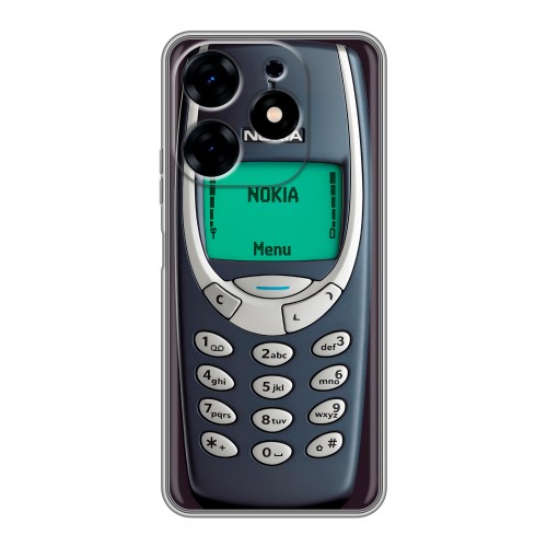 Дизайнерский силиконовый с усиленными углами чехол для Tecno Spark 10 Старый телефон