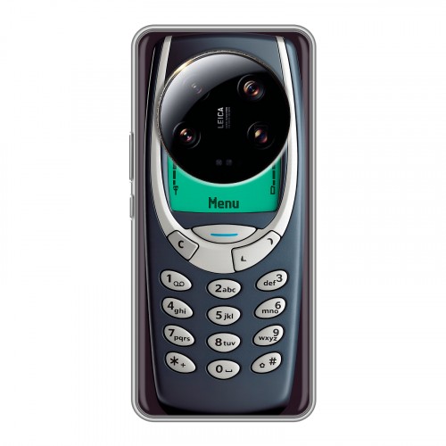 Дизайнерский силиконовый чехол для Xiaomi 13 Ultra Старый телефон