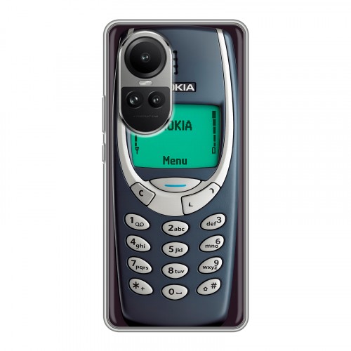 Дизайнерский силиконовый чехол для OPPO Reno10 Старый телефон