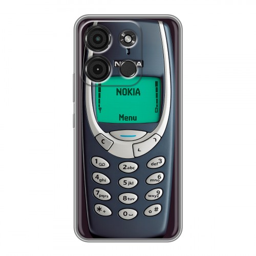 Дизайнерский силиконовый чехол для Itel A60s Старый телефон