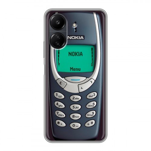 Дизайнерский силиконовый чехол для Xiaomi Poco C65 Старый телефон