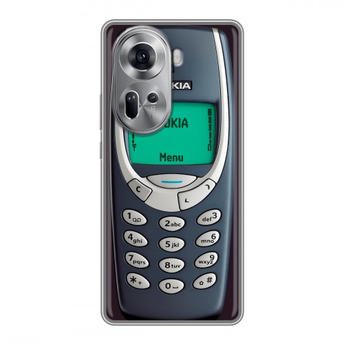 Дизайнерский силиконовый чехол для OPPO Reno 11 Старый телефон