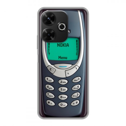 Дизайнерский силиконовый чехол для RedMi 13 4G Старый телефон