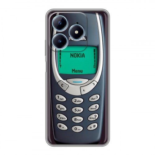 Дизайнерский силиконовый чехол для Realme C63 Старый телефон