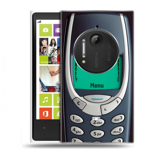 Дизайнерский силиконовый чехол для Nokia Lumia 1020 Старый телефон