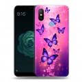 Дизайнерский силиконовый чехол для Xiaomi Mi A2 Бабочки