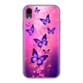 Дизайнерский силиконовый чехол для Iphone Xr Бабочки