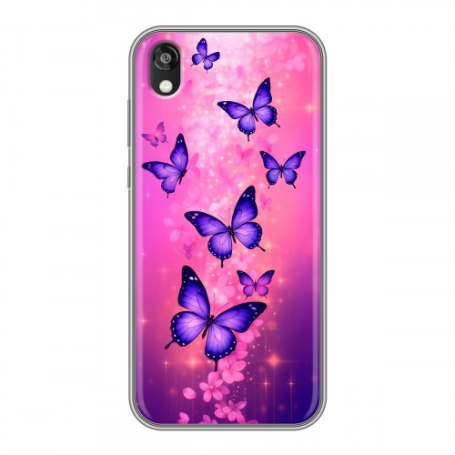 Дизайнерский силиконовый чехол для Huawei Honor 8s Бабочки