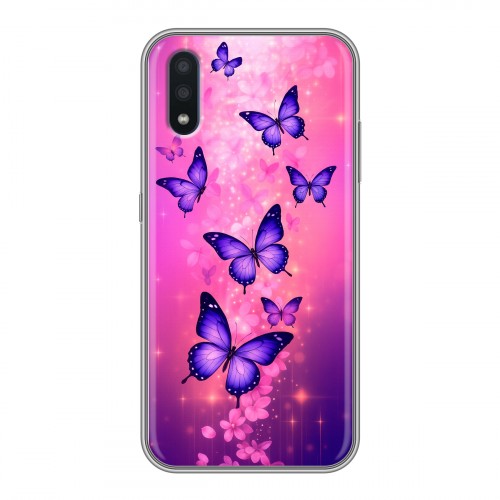 Дизайнерский силиконовый чехол для Samsung Galaxy M01 Бабочки