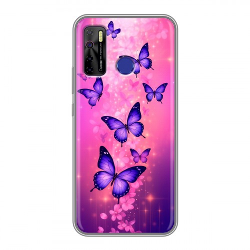 Дизайнерский силиконовый чехол для Tecno Camon 15 Бабочки