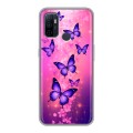 Дизайнерский силиконовый чехол для OPPO A53 Бабочки