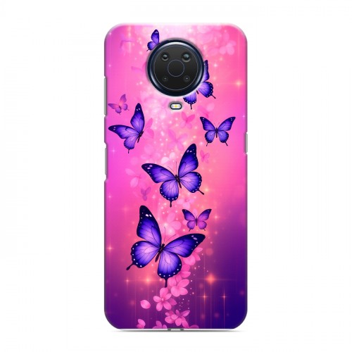 Дизайнерский силиконовый чехол для Nokia G20 Бабочки
