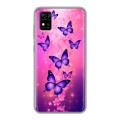 Дизайнерский силиконовый чехол для ZTE Blade A31 Бабочки