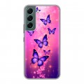 Дизайнерский силиконовый чехол для Samsung Galaxy S22 Бабочки
