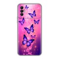 Дизайнерский силиконовый чехол для Tecno Spark 8P Бабочки
