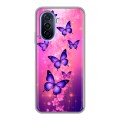 Дизайнерский силиконовый чехол для Huawei Nova Y70 Бабочки