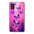 Дизайнерский силиконовый чехол для Itel A17 Бабочки
