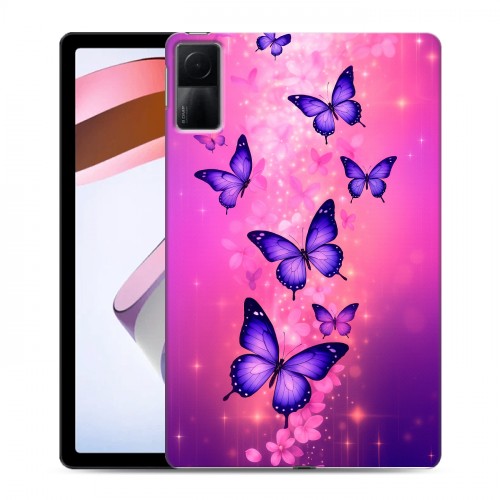 Дизайнерский силиконовый чехол для Xiaomi RedMi Pad Бабочки