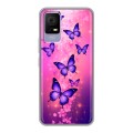 Дизайнерский силиконовый чехол для TCL 405 Бабочки