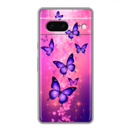 Дизайнерский силиконовый чехол для Google Pixel 7 Бабочки