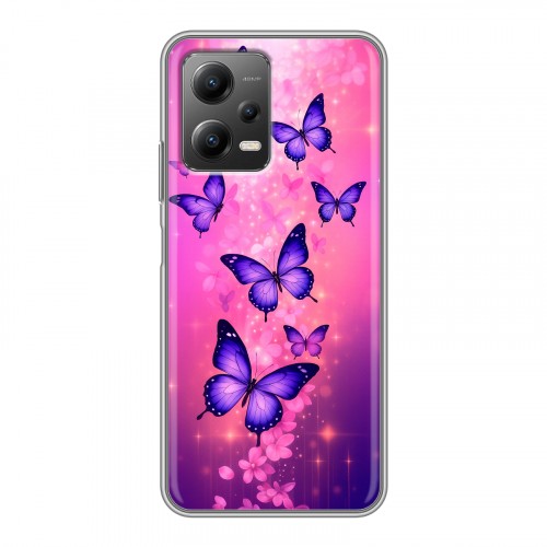 Дизайнерский силиконовый чехол для Xiaomi Poco X5 Бабочки