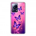Дизайнерский силиконовый чехол для Xiaomi 13 Lite Бабочки
