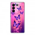 Дизайнерский силиконовый чехол для Vivo V27 Бабочки