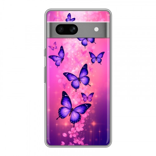 Дизайнерский силиконовый чехол для Google Pixel 7A Бабочки