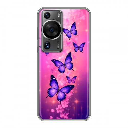 Дизайнерский силиконовый чехол для Huawei P60 Бабочки