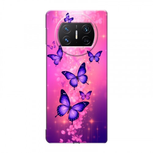 Дизайнерский пластиковый чехол для Huawei Mate X3 Бабочки