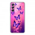 Дизайнерский силиконовый чехол для Samsung Galaxy M54 Бабочки