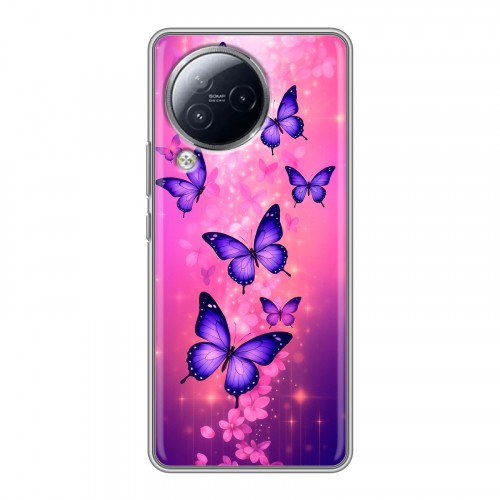Дизайнерский силиконовый чехол для Xiaomi Civi 3 Бабочки