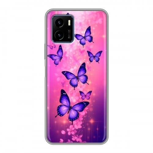 Дизайнерский силиконовый чехол для Vivo Y15s Бабочки
