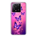 Дизайнерский силиконовый чехол для Xiaomi 13T Бабочки