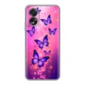 Дизайнерский силиконовый чехол для OPPO A38 4G Бабочки