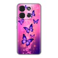 Дизайнерский силиконовый чехол для Itel A60s Бабочки