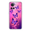 Дизайнерский силиконовый чехол для OnePlus Ace Бабочки
