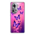 Дизайнерский силиконовый чехол для OPPO Reno 11 Бабочки