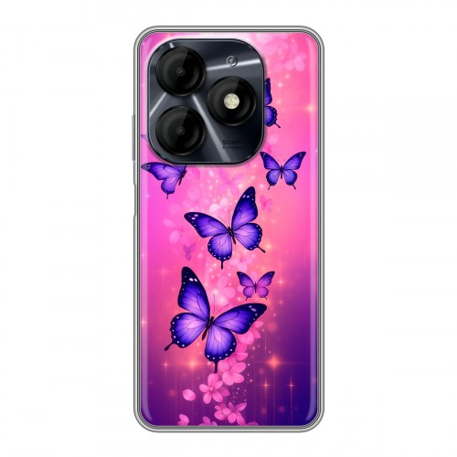Дизайнерский силиконовый чехол для Itel P55 4G Бабочки