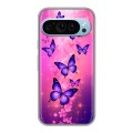 Дизайнерский силиконовый чехол для Google Pixel 9 Бабочки