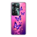 Дизайнерский силиконовый чехол для Oppo Reno 11F Бабочки