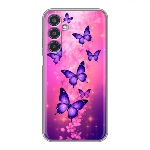 Дизайнерский силиконовый чехол для Samsung Galaxy M35 Бабочки