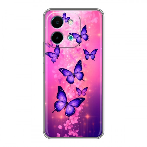 Дизайнерский силиконовый чехол для Vivo Y28 Бабочки