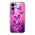 Дизайнерский силиконовый чехол для Iphone 16 Plus Бабочки